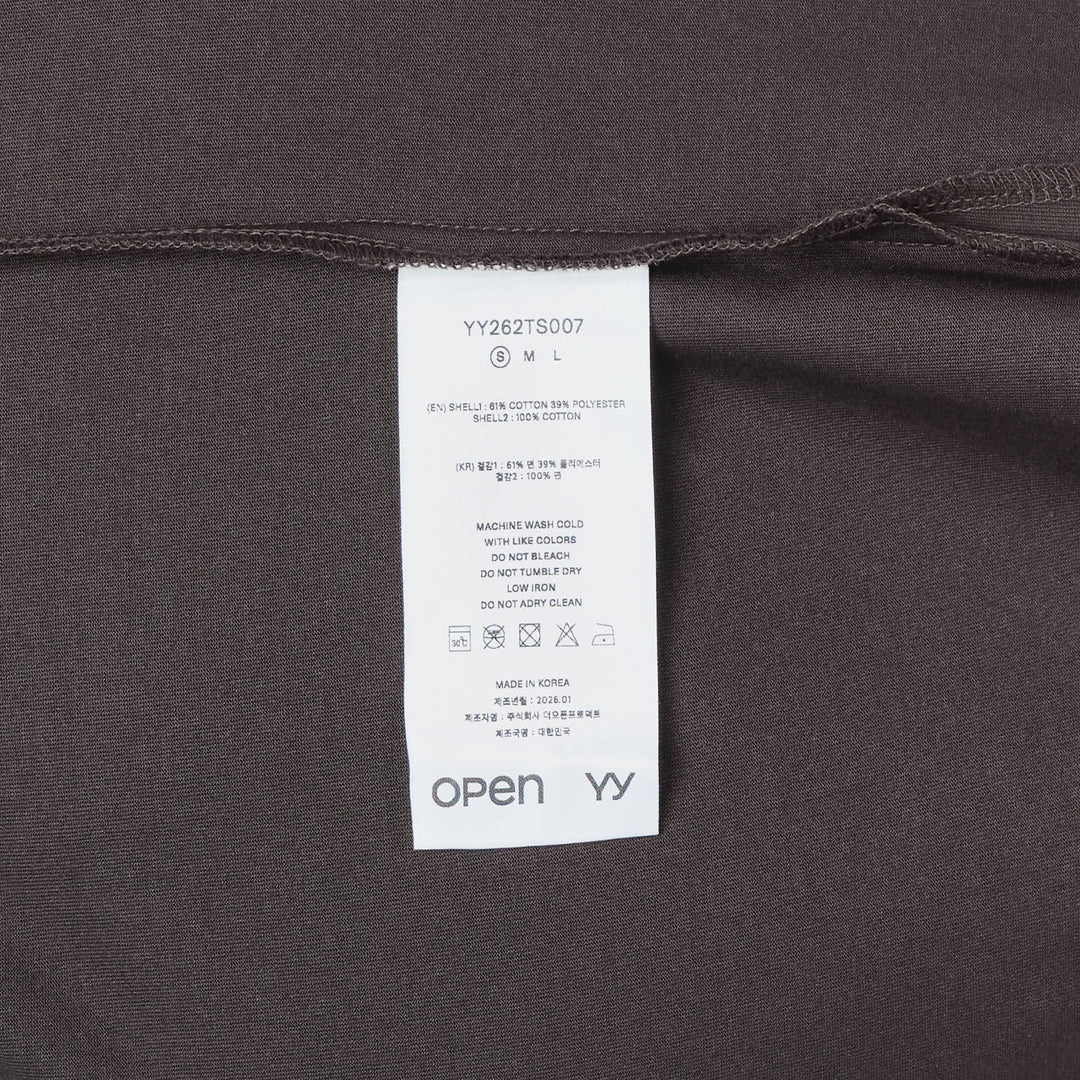 Curved Button Panel Tee