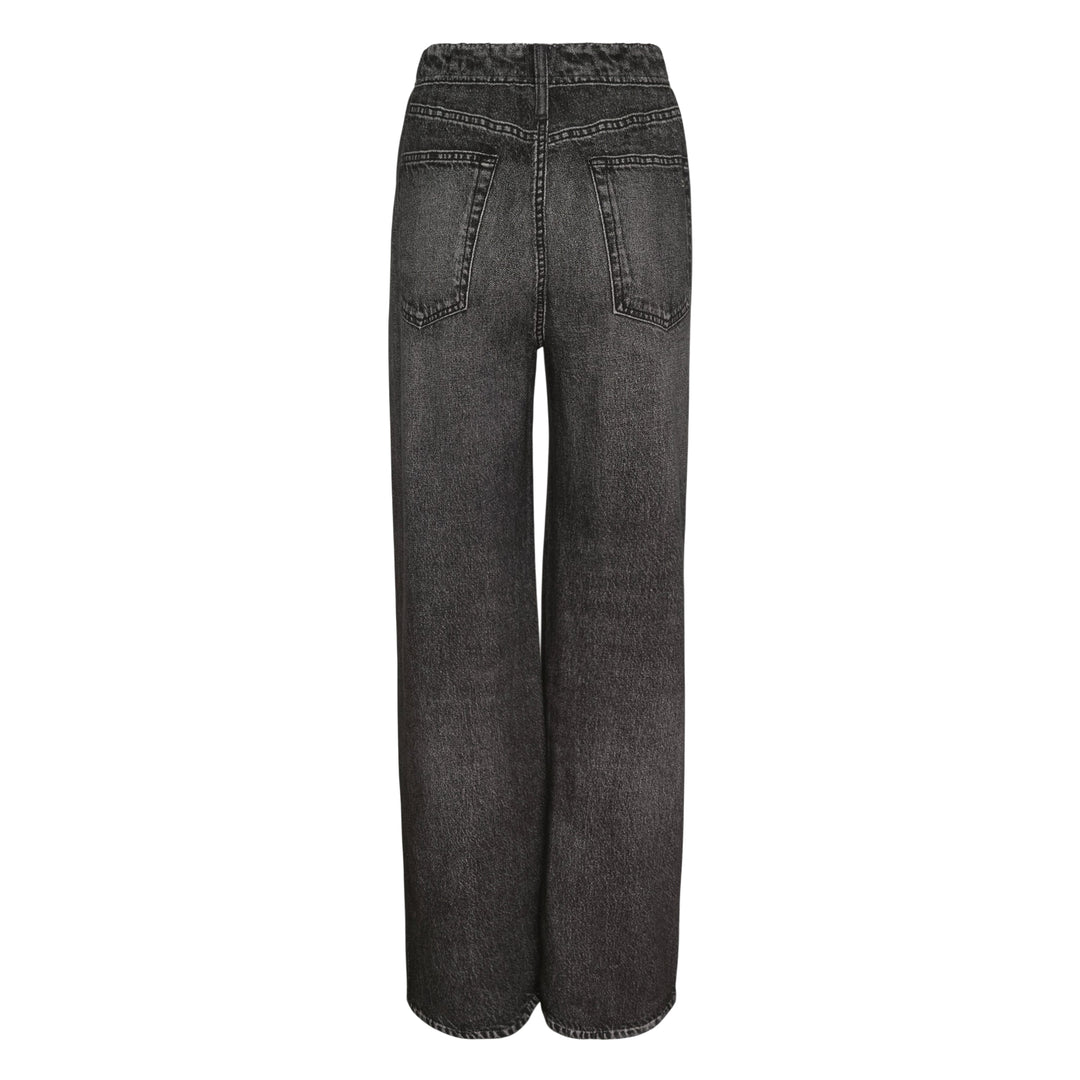 Side Stripe Wide Leg Jeans