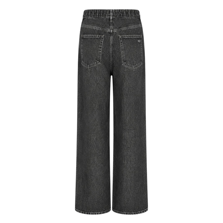 Side Stripe Wide Leg Jeans
