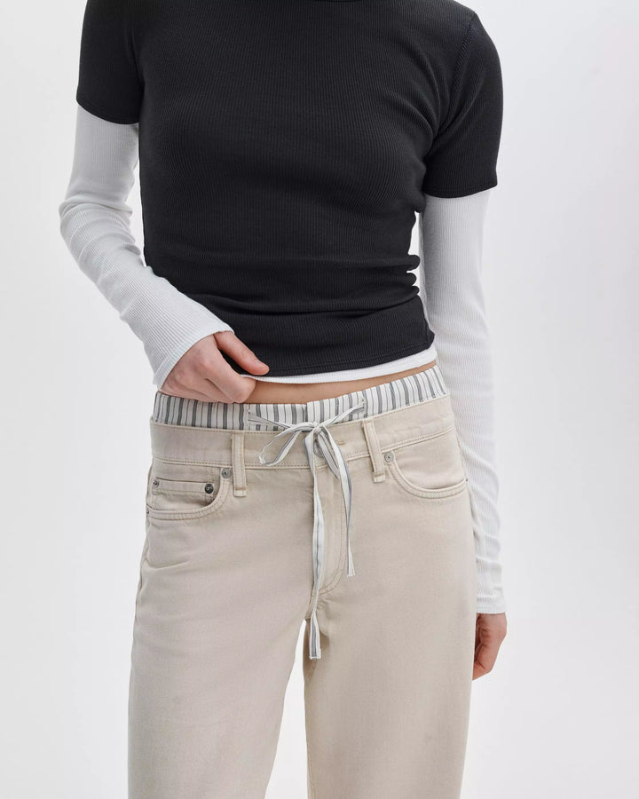 Saige Full Boxer Straight Jeans