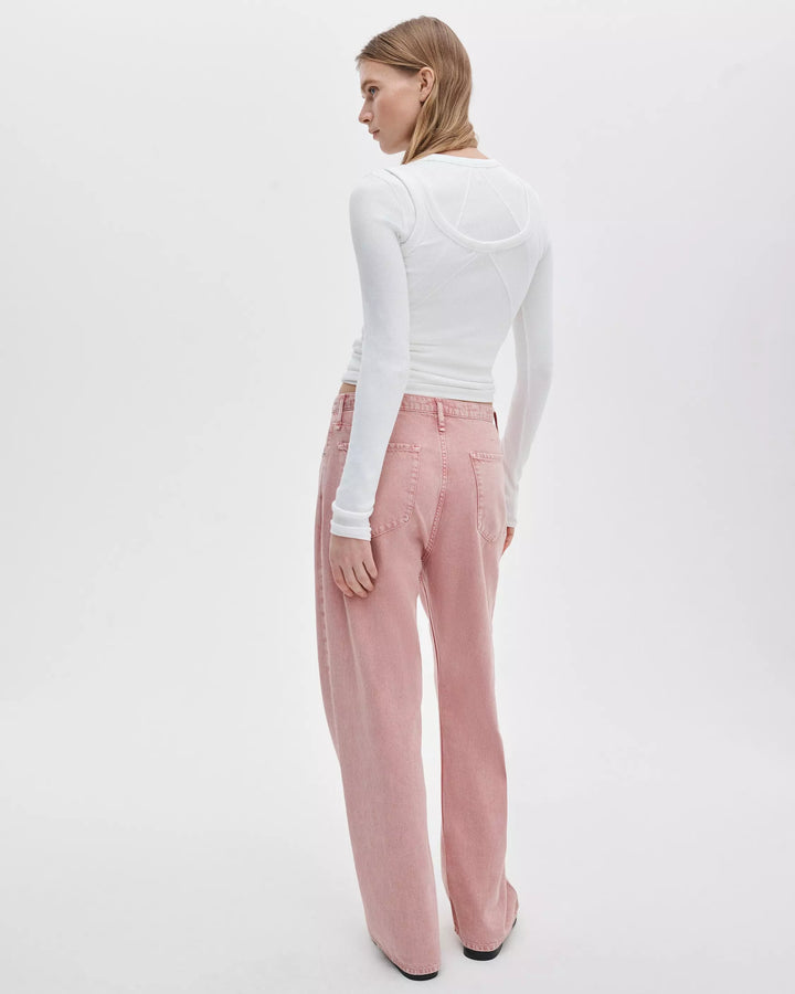 Phoebe Drawstring Wide Jeans