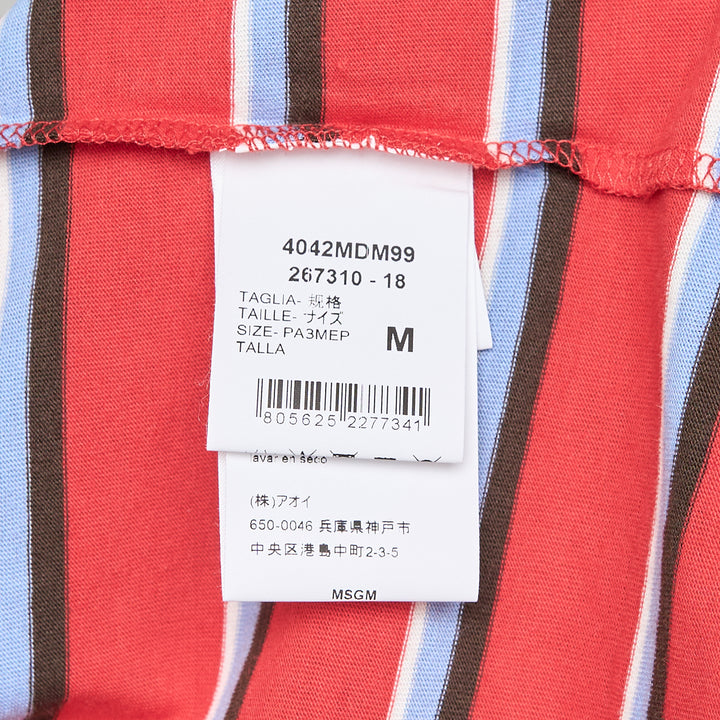 MSGM Striped T-Shirt – Available at Club 21, Official Retailer in Singapore, Malaysia & Thailand with Global Shipping Online