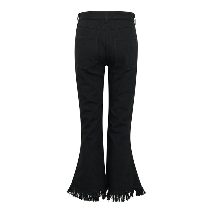 MSGM Black Flared Pants – Available at Club 21, Official Retailer in Singapore, Malaysia & Thailand with Global Shipping Online