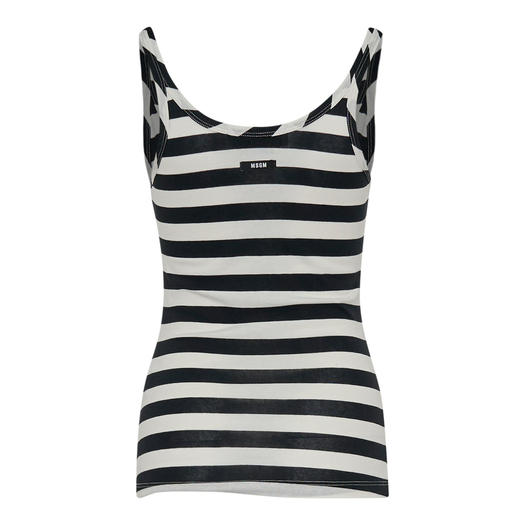 MSGM Striped Tank Top – Available at Club 21, Official Retailer in Singapore, Malaysia & Thailand with Global Shipping Online