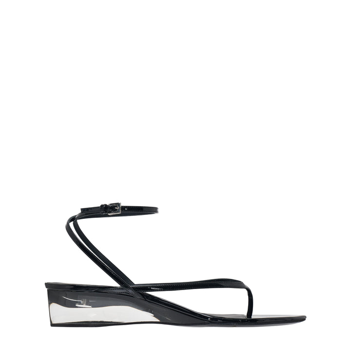 Invisible Wedge Thong Sandals