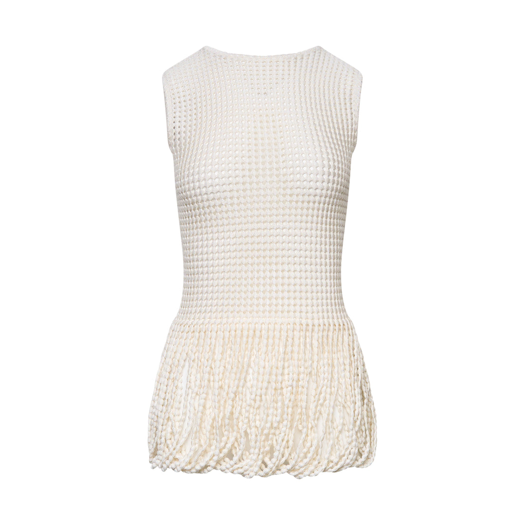 ALAIA Bead Knit Peplum Top – Available at Club 21, Official Retailer in Singapore, Malaysia & Thailand with Global Shipping Online