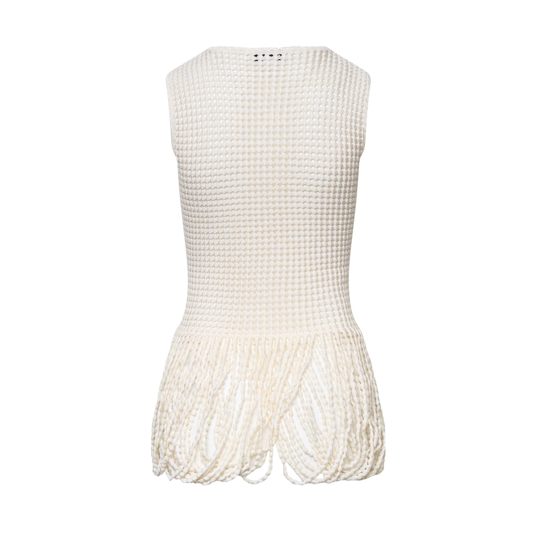 ALAIA Bead Knit Peplum Top – Available at Club 21, Official Retailer in Singapore, Malaysia & Thailand with Global Shipping Online