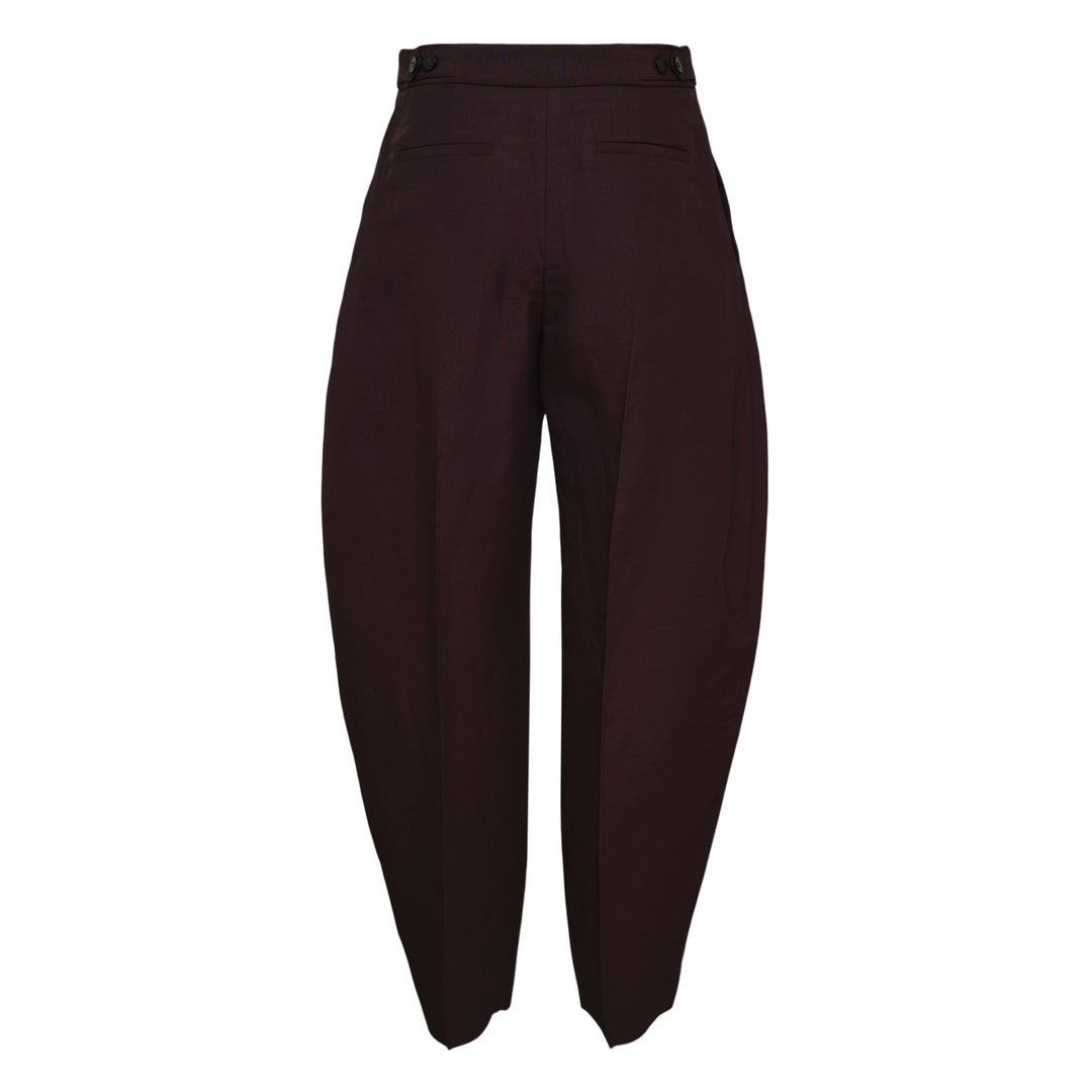 Viscose Blend Tailored Pants