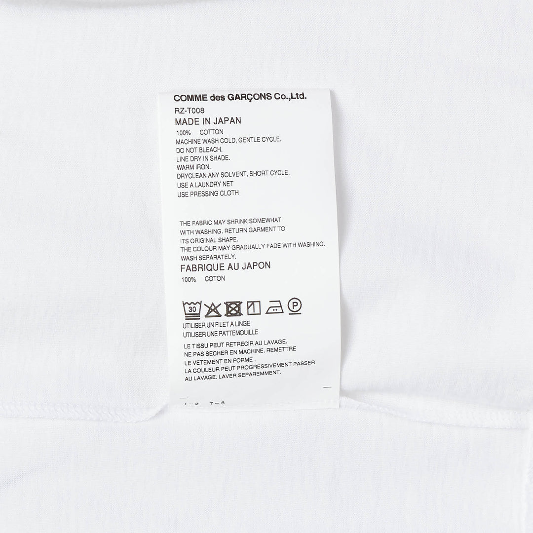 COMME des GARCONS Cotton Jersey Tee – Available at Club 21, Official Retailer in Singapore, Malaysia & Thailand with Global Shipping Online