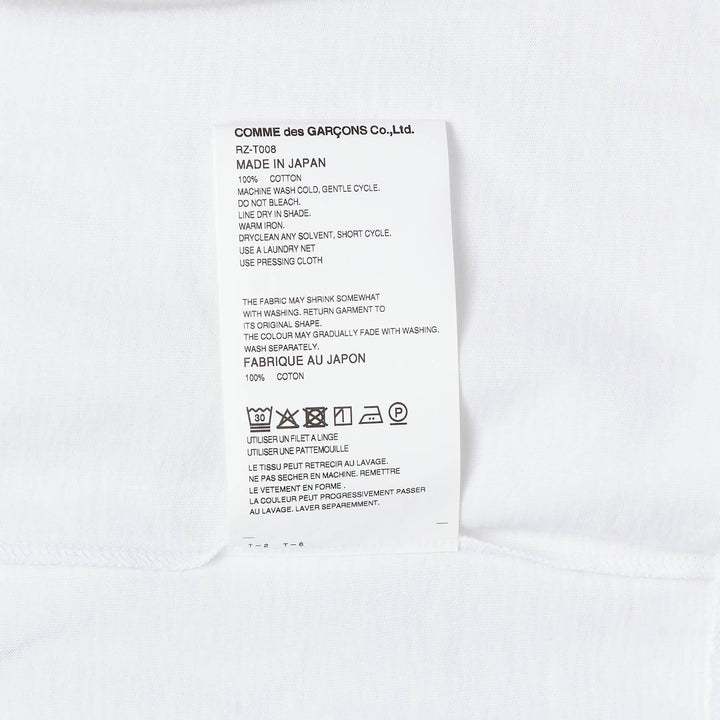 COMME des GARCONS Cotton Jersey Tee – Available at Club 21, Official Retailer in Singapore, Malaysia & Thailand with Global Shipping Online