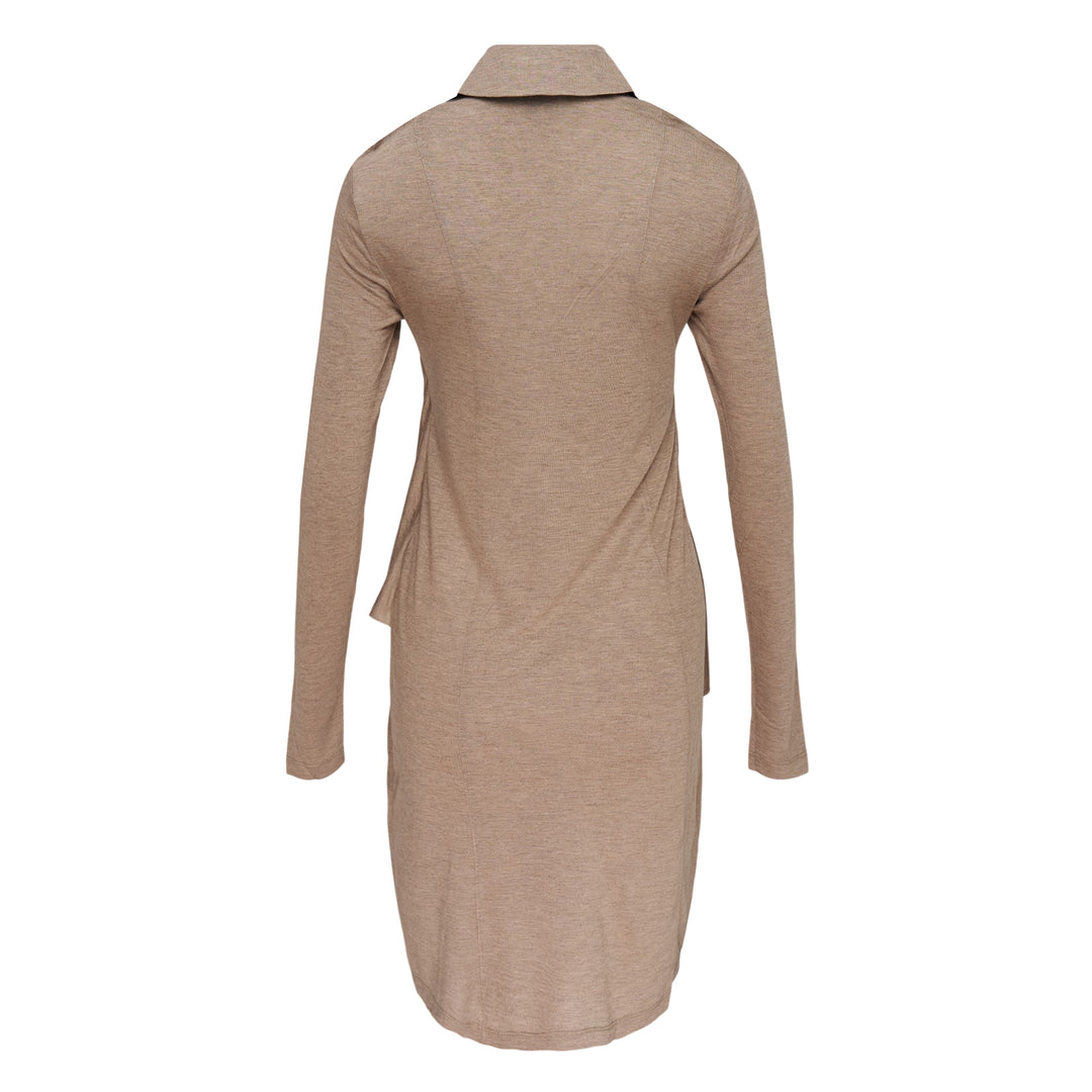 GANNI Viscose Jersey Long Sleeve Tie Dress – Available at Club 21, Official Retailer in Singapore, Malaysia & Thailand with Global Shipping Online