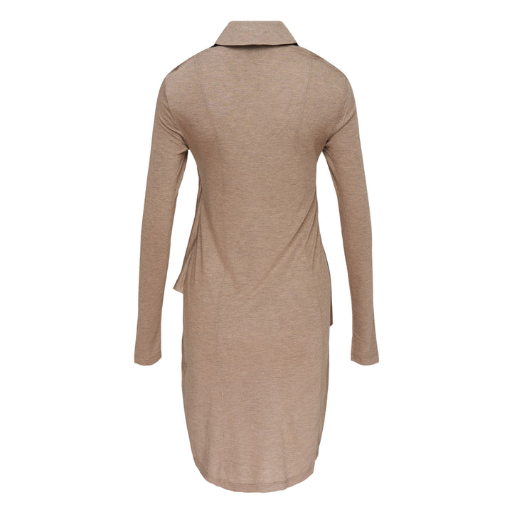 GANNI Viscose Jersey Long Sleeve Tie Dress – Available at Club 21, Official Retailer in Singapore, Malaysia & Thailand with Global Shipping Online