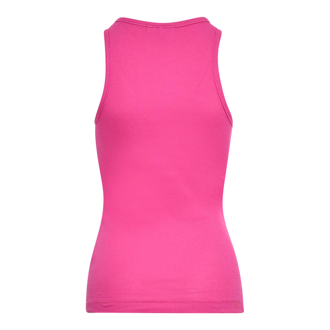 GANNI Soft Cotton Rib Tank Top – Available at Club 21, Official Retailer in Singapore, Malaysia & Thailand with Global Shipping Online