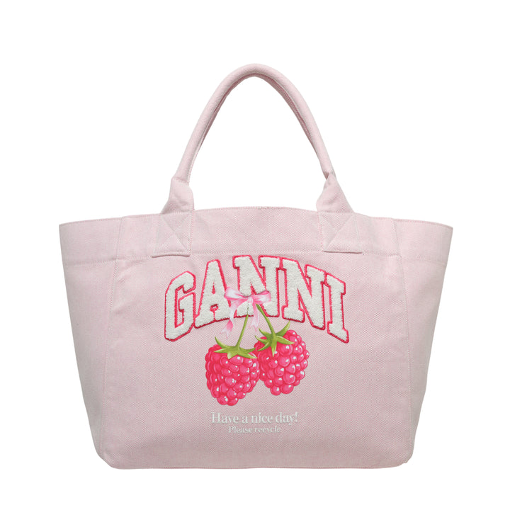 GANNI Medium Trapeze Shopper Tote Bag – Available at Club 21, Official Retailer in Singapore, Malaysia & Thailand with Global Shipping Online