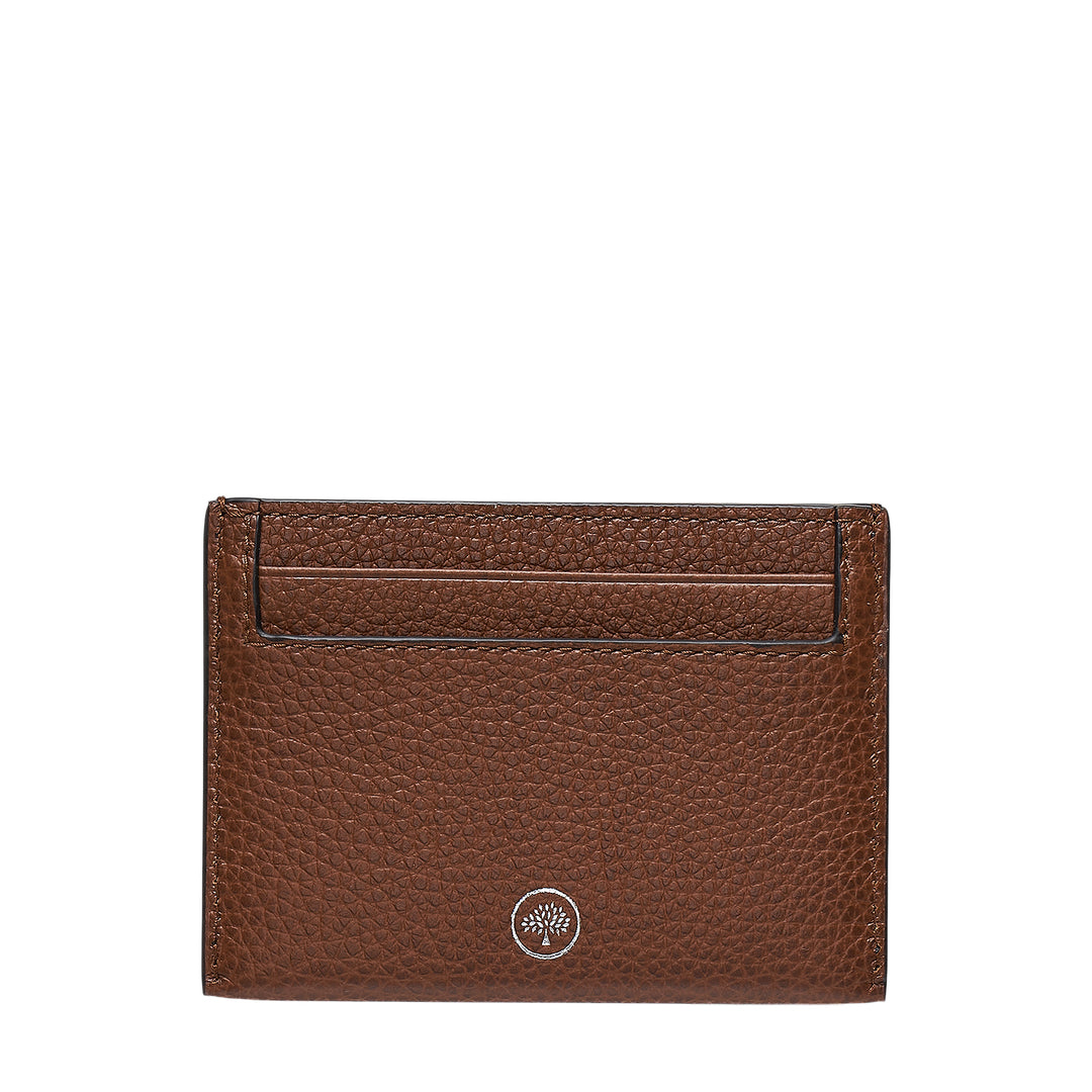 Credit Card Slip Oak Two Tone Small Classic Grain