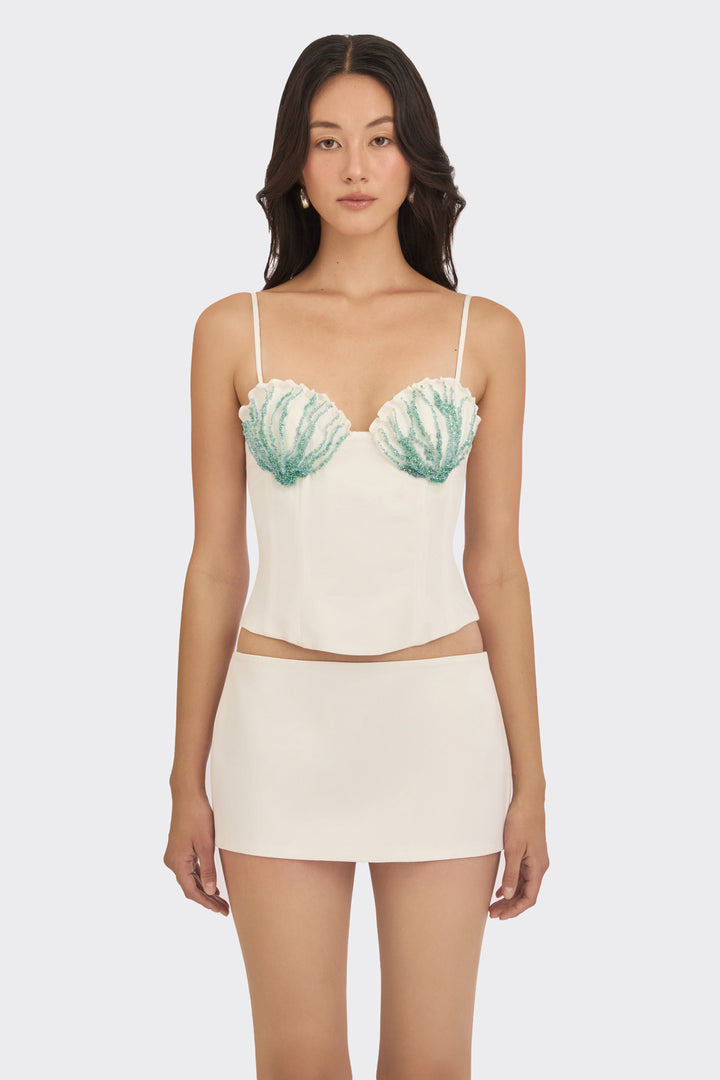 Stolen Stores Embroidered Shell Bustier – Available at Club 21, Official Retailer in Singapore, Malaysia & Thailand with Global Shipping Online