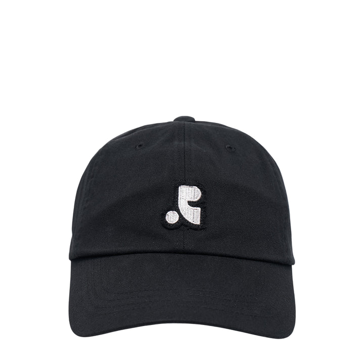 Raw-Edge Logo Cap
