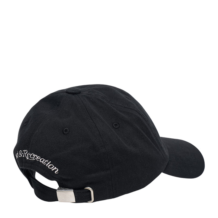 Raw-Edge Logo Cap