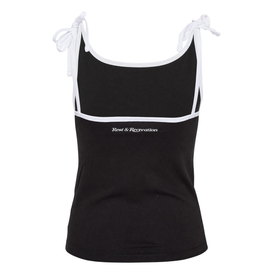 Back Tie Sleeveless Tank Top