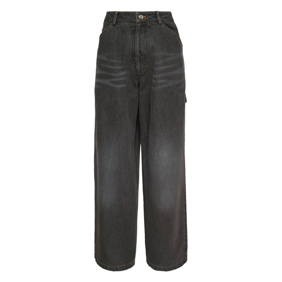 Semi-Wide Work Jeans