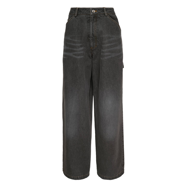 Semi-Wide Work Jeans