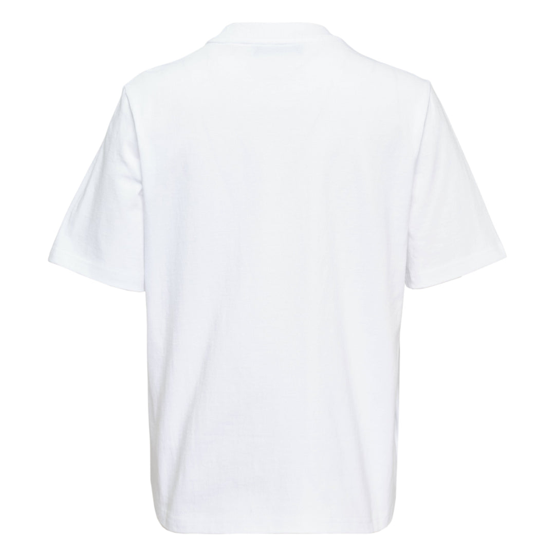 Asymmetric Wrap Two-Tone T-Shirt