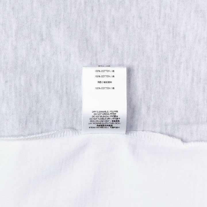 Asymmetric Wrap Two-Tone T-Shirt