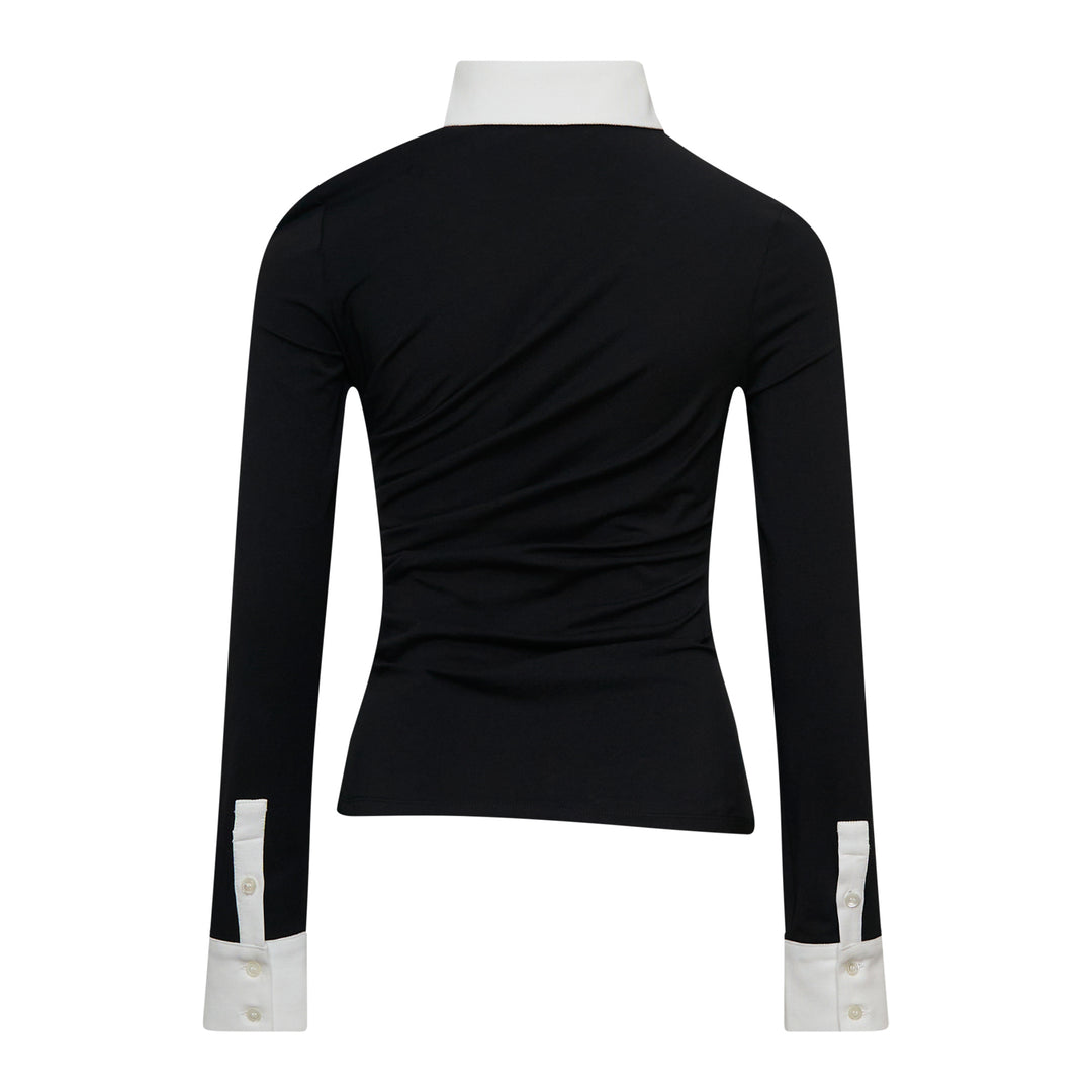 Grace Elwood Twisted Collar Draped Jersey Top – Available at Club 21, Official Retailer in Singapore, Malaysia & Thailand with Global Shipping Online