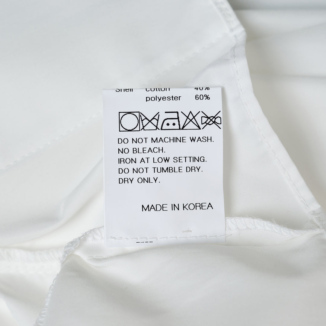 White Cropped Blouse
