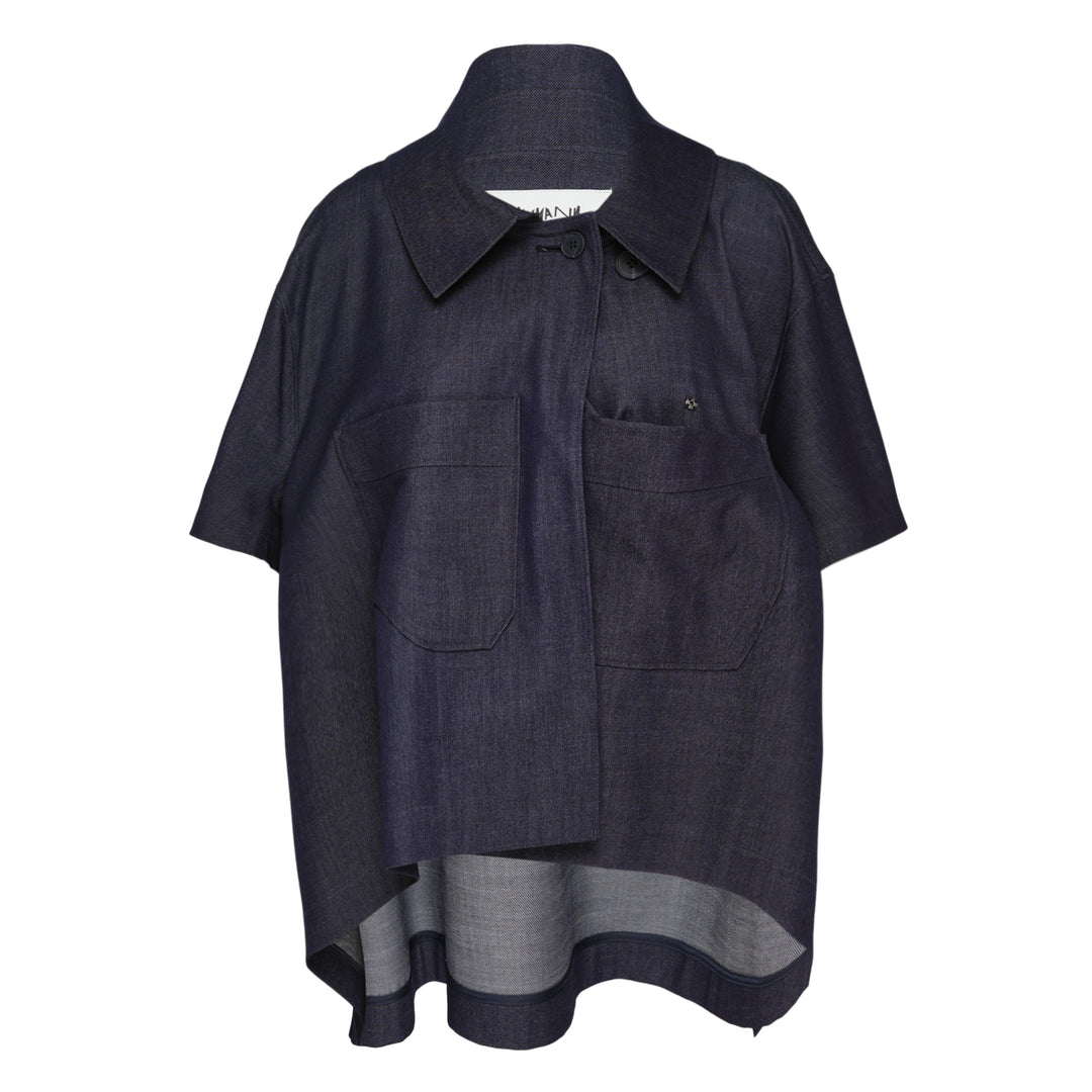 Navy Denim Blouson