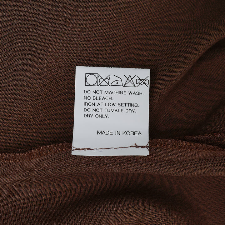 Brown Batwing Blouse