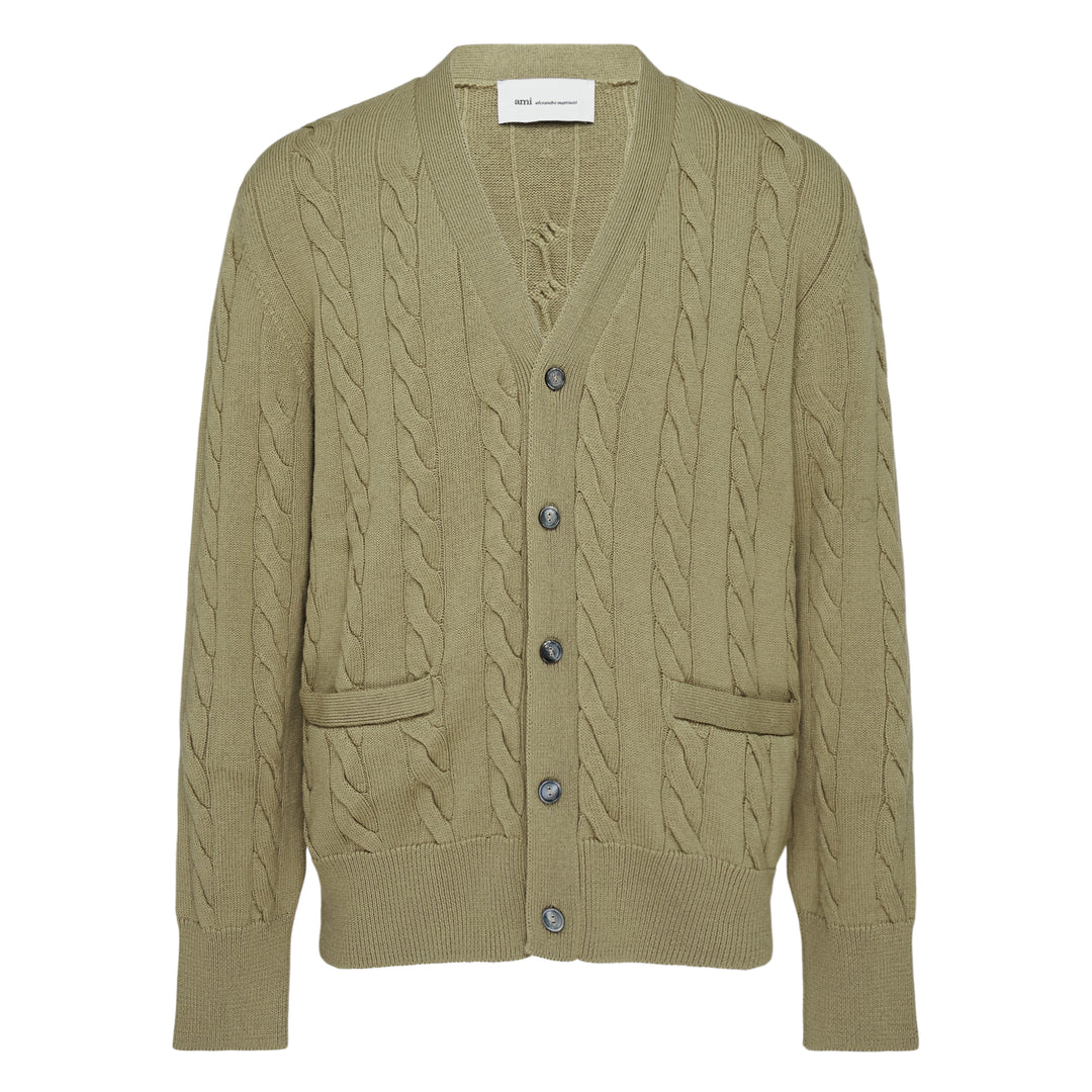 AMI Cable Stitch Cardigan – Available at Club 21, Official Retailer in Singapore, Malaysia & Thailand with Global Shipping Online