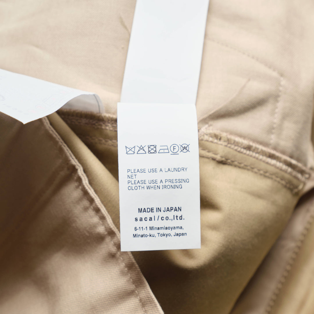 Belted Cotton Chino Pants
