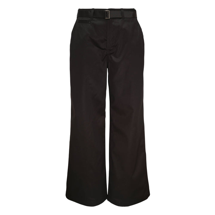 Belted Cotton Chino Pants