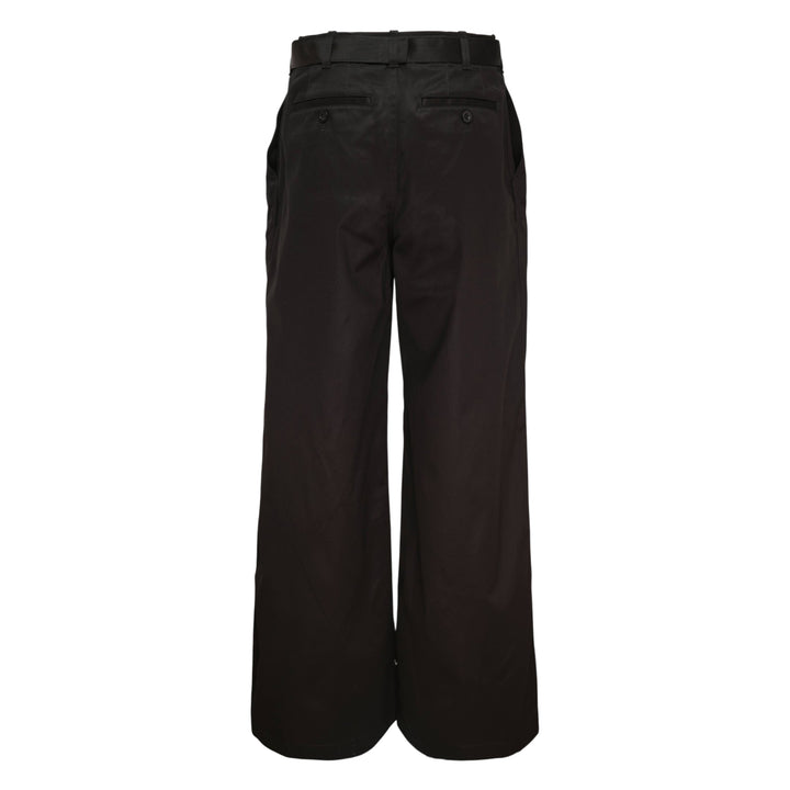 Belted Cotton Chino Pants