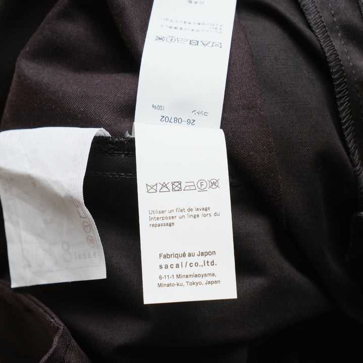 Belted Cotton Chino Pants