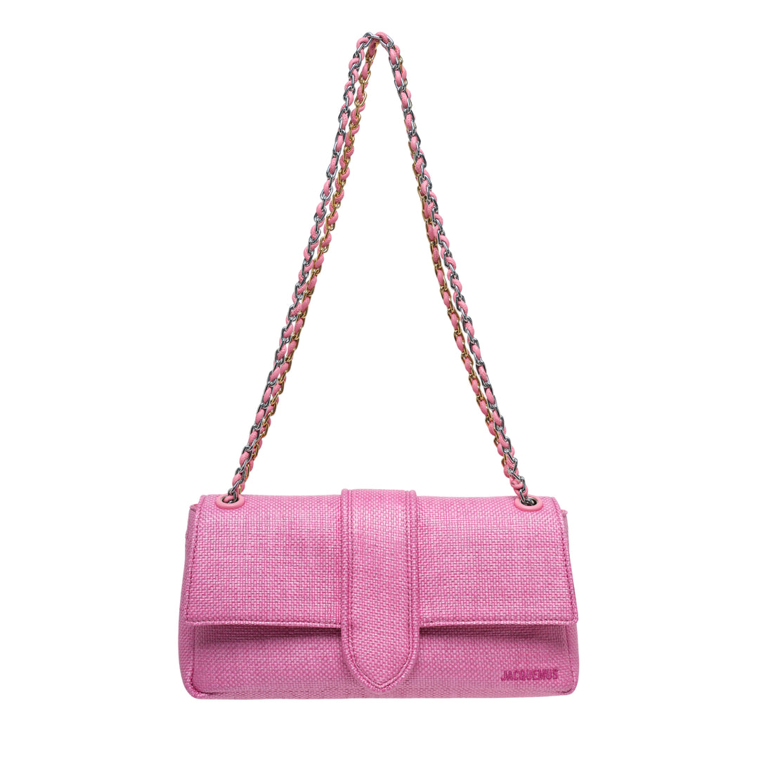 JACQUEMUS Le Bambino Chaine Woven Shoulder Bag – Available at Club 21, Official Retailer in Singapore, Malaysia & Thailand with Global Shipping Online