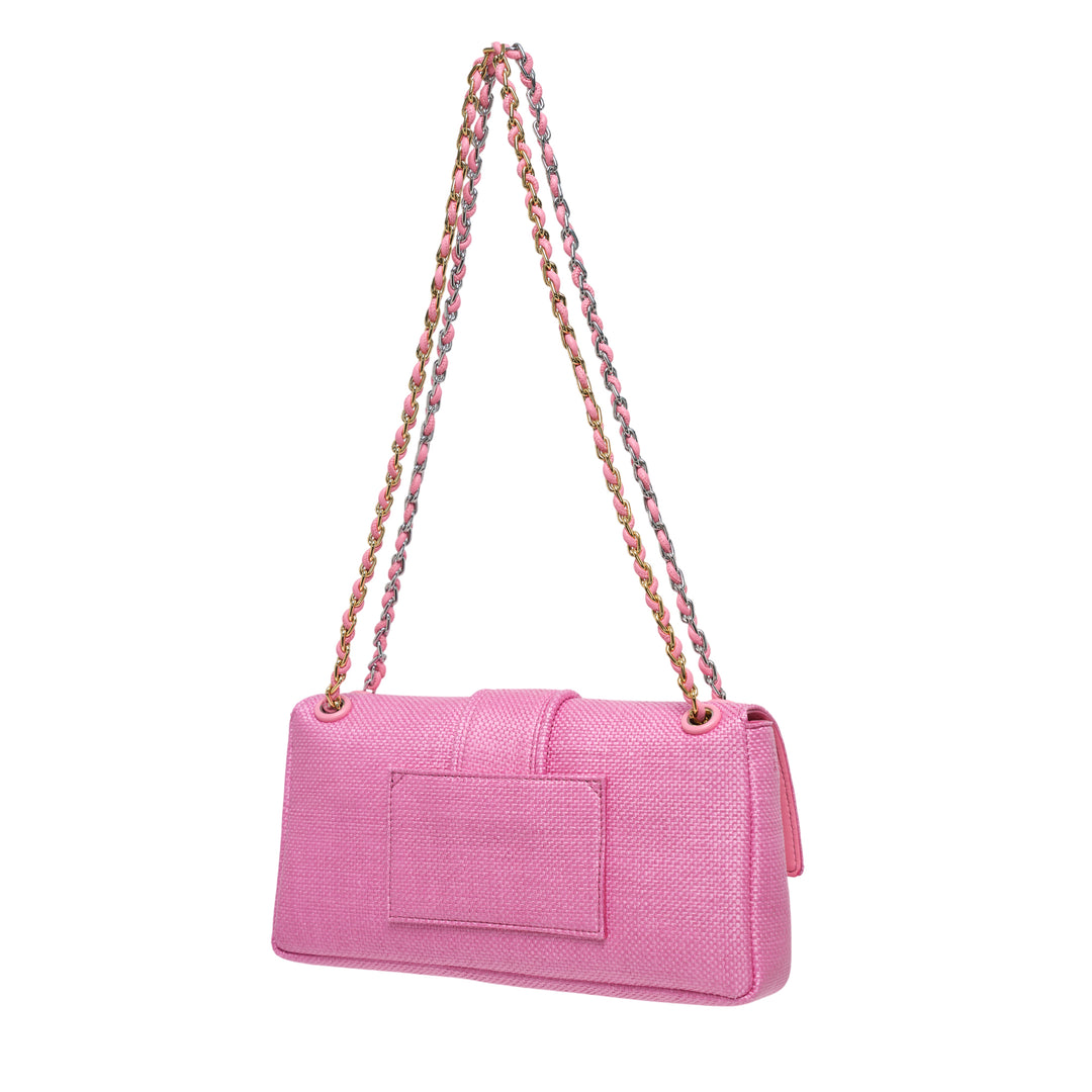 JACQUEMUS Le Bambino Chaine Woven Shoulder Bag – Available at Club 21, Official Retailer in Singapore, Malaysia & Thailand with Global Shipping Online