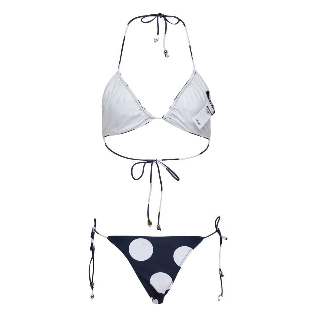 Polka Dot Triangle Bikini Set