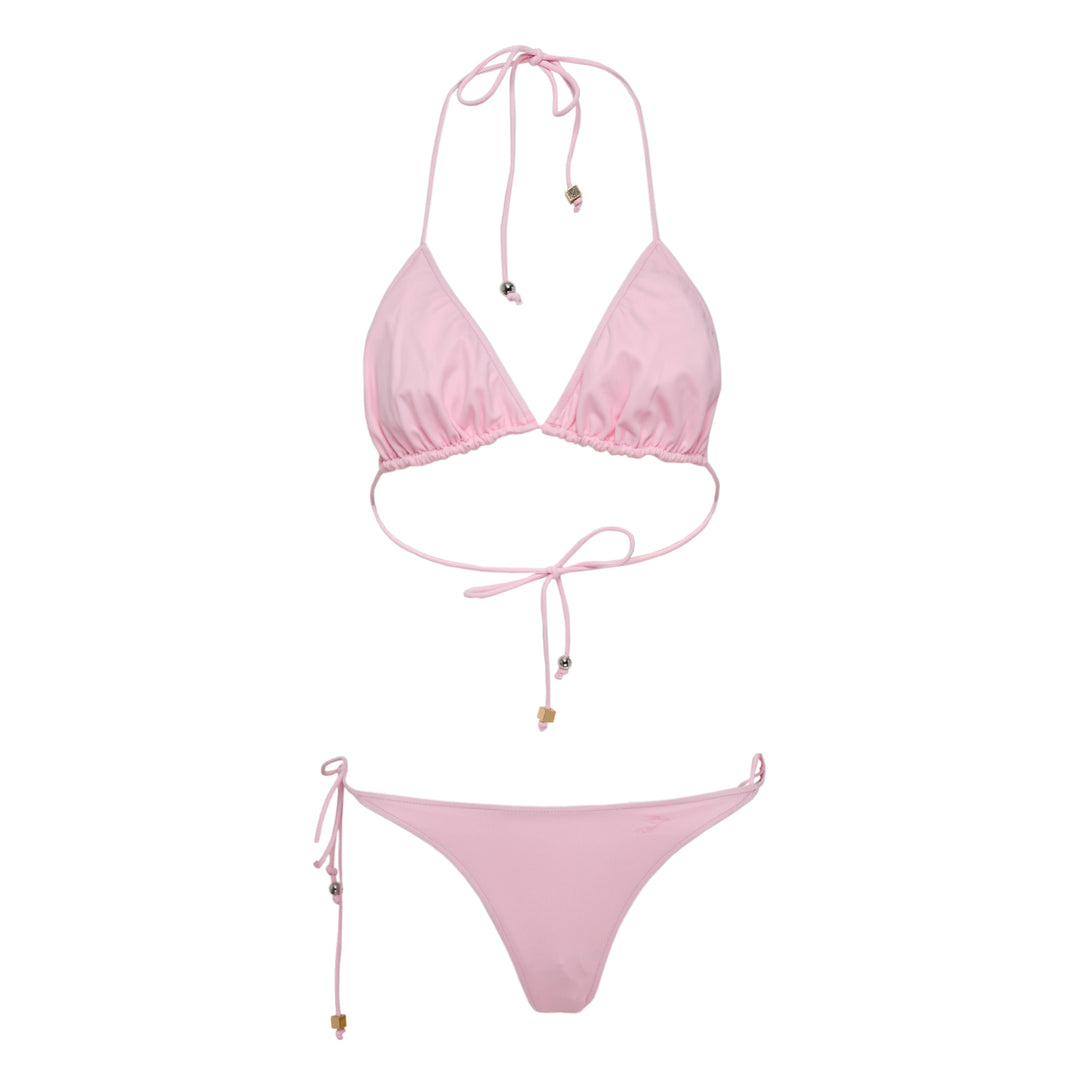 Polka Dot Triangle Bikini Set