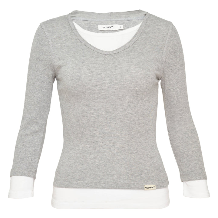 Layered Contrast Hoodie