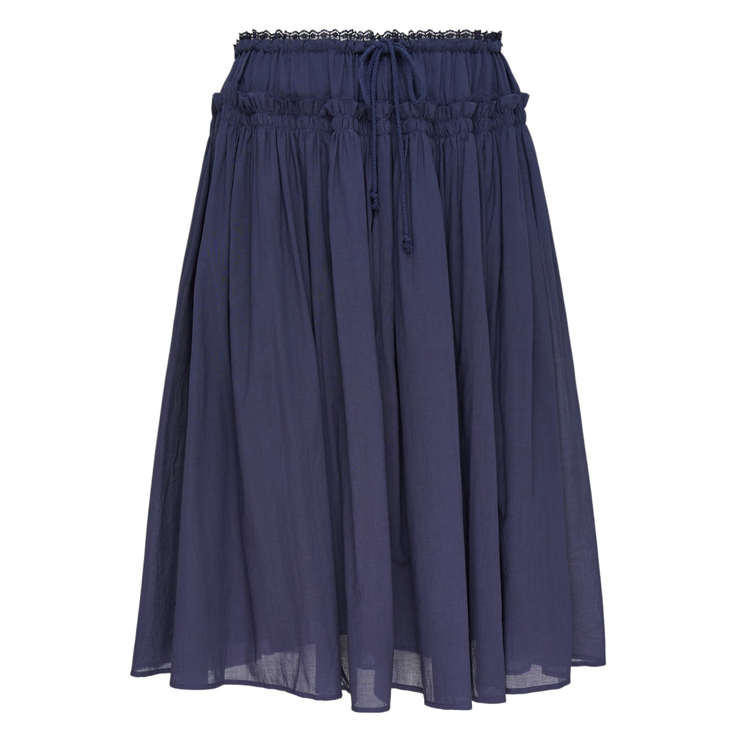 Lace String Gathered Skirt