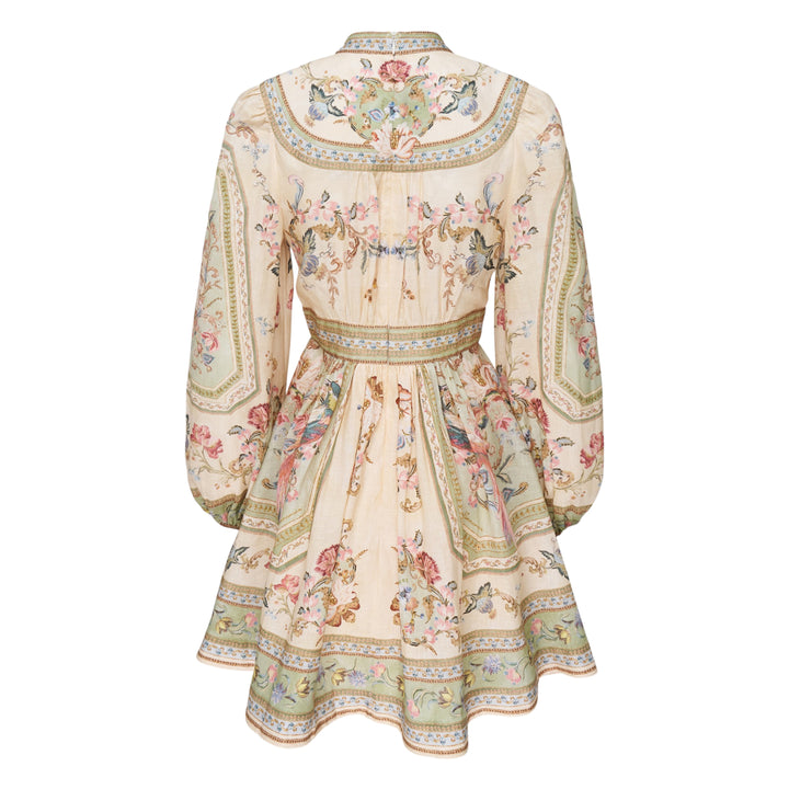 Roselight Plunge Mini Dress