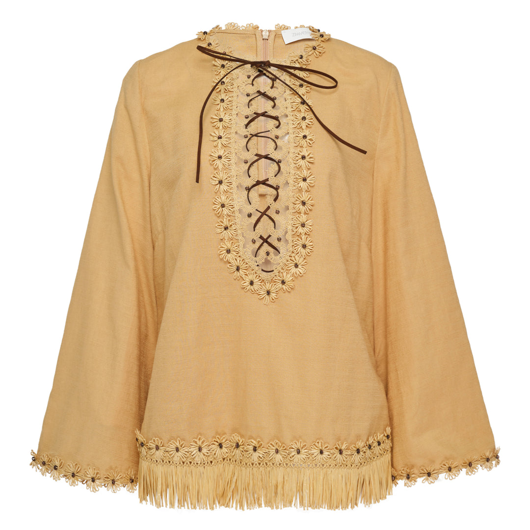 Zimmermann Mahon Tunic Top – Available at Club 21, Official Retailer in Singapore, Malaysia & Thailand with Global Shipping Online