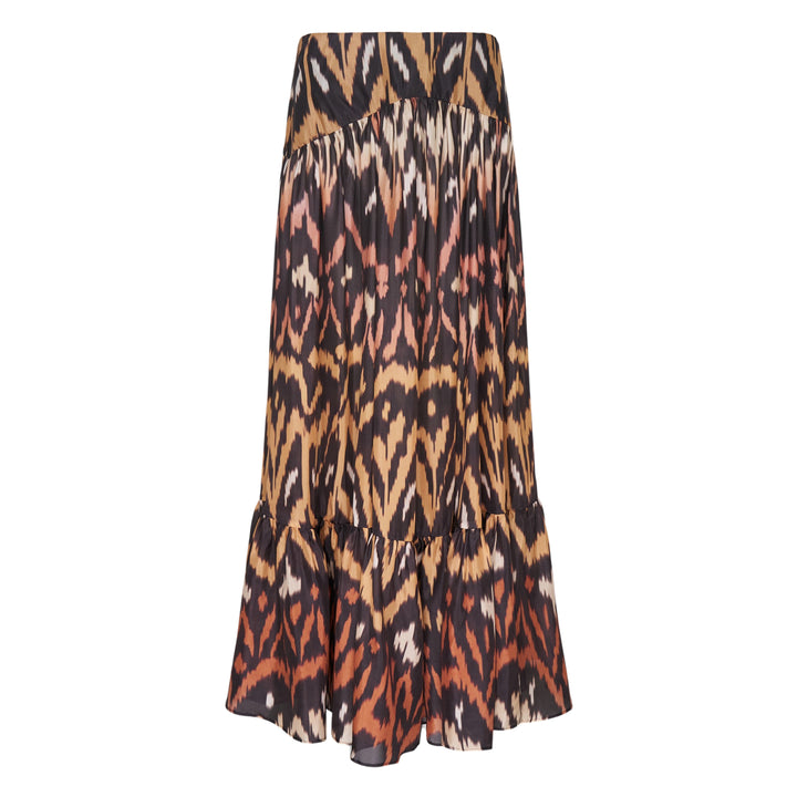Aster Ikat Midi Skirt