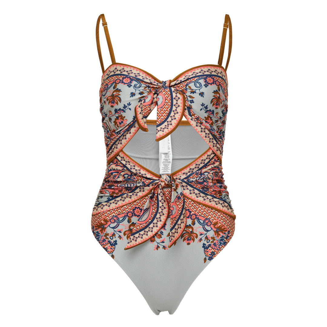 ZIMMERMANN Aster Scarf Tie One Piece – Available at Club 21, Official Retailer in Singapore, Malaysia & Thailand with Global Shipping Online