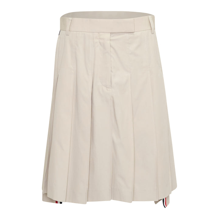 Bermuda Length Pleated Skirt