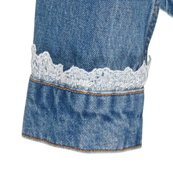 Rigid Denim Lace Jacket