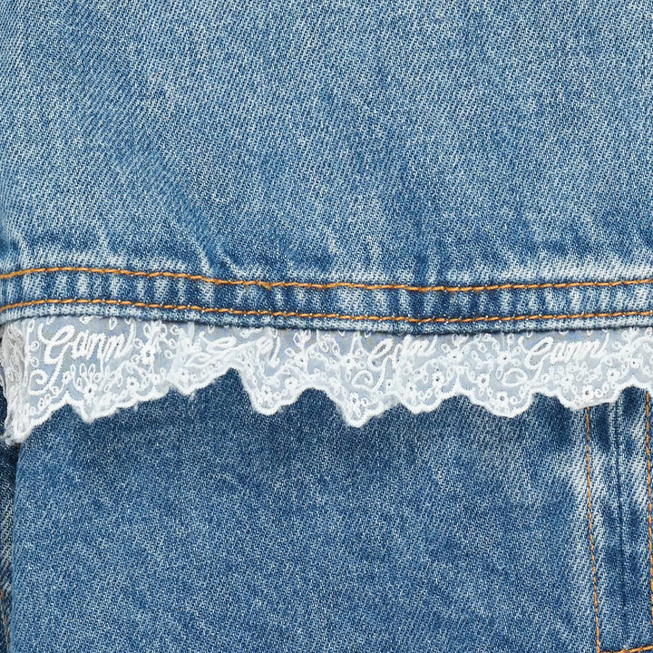 Rigid Denim Lace Jacket