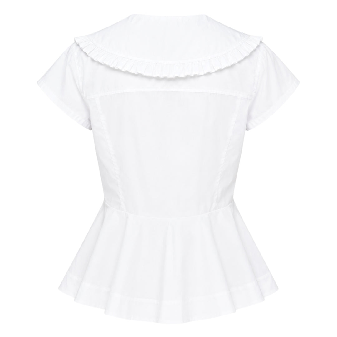 Regenerative Cotton Poplin Blouse